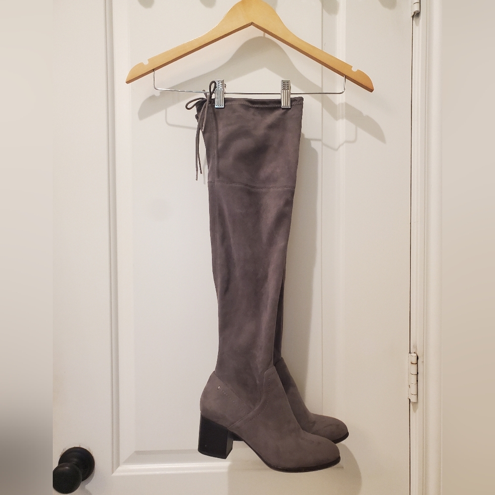Aldo Grey Over the Knee Boots